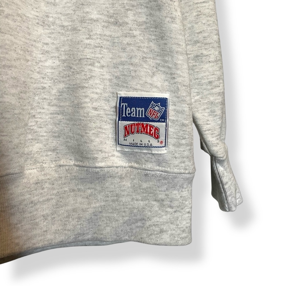Vintage Washington Redskins NFL Crewneck Sweater - heather Gray and Red Medium - Picture 7 of 7